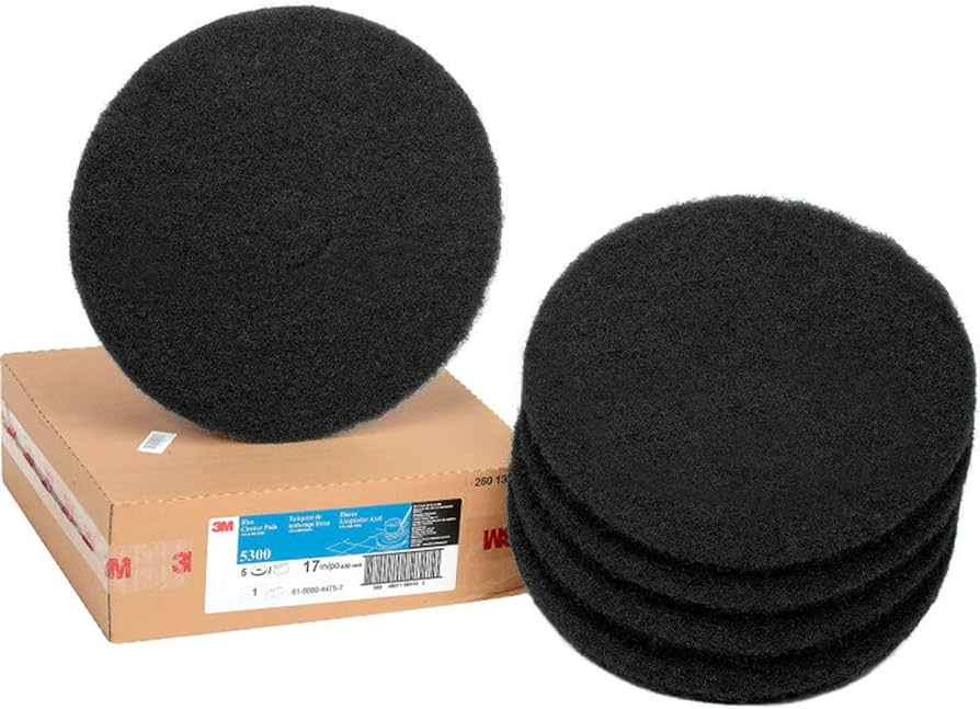 Single disk Push Pads 20" - Black 3M