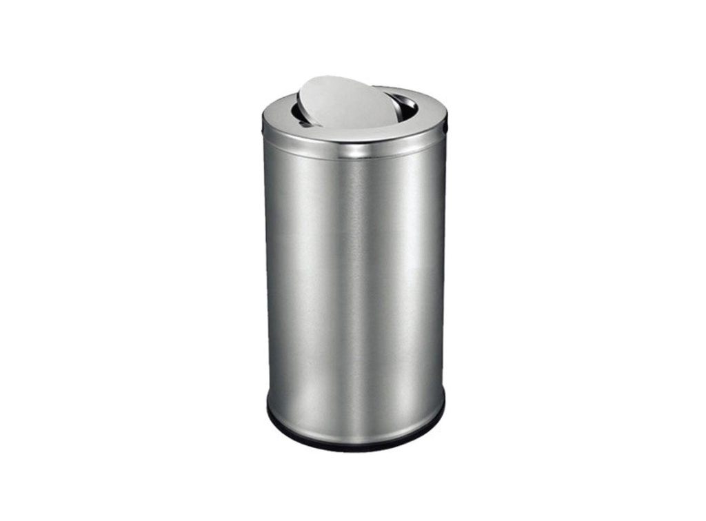 Stainless Steel Trash Bin - Swing Top