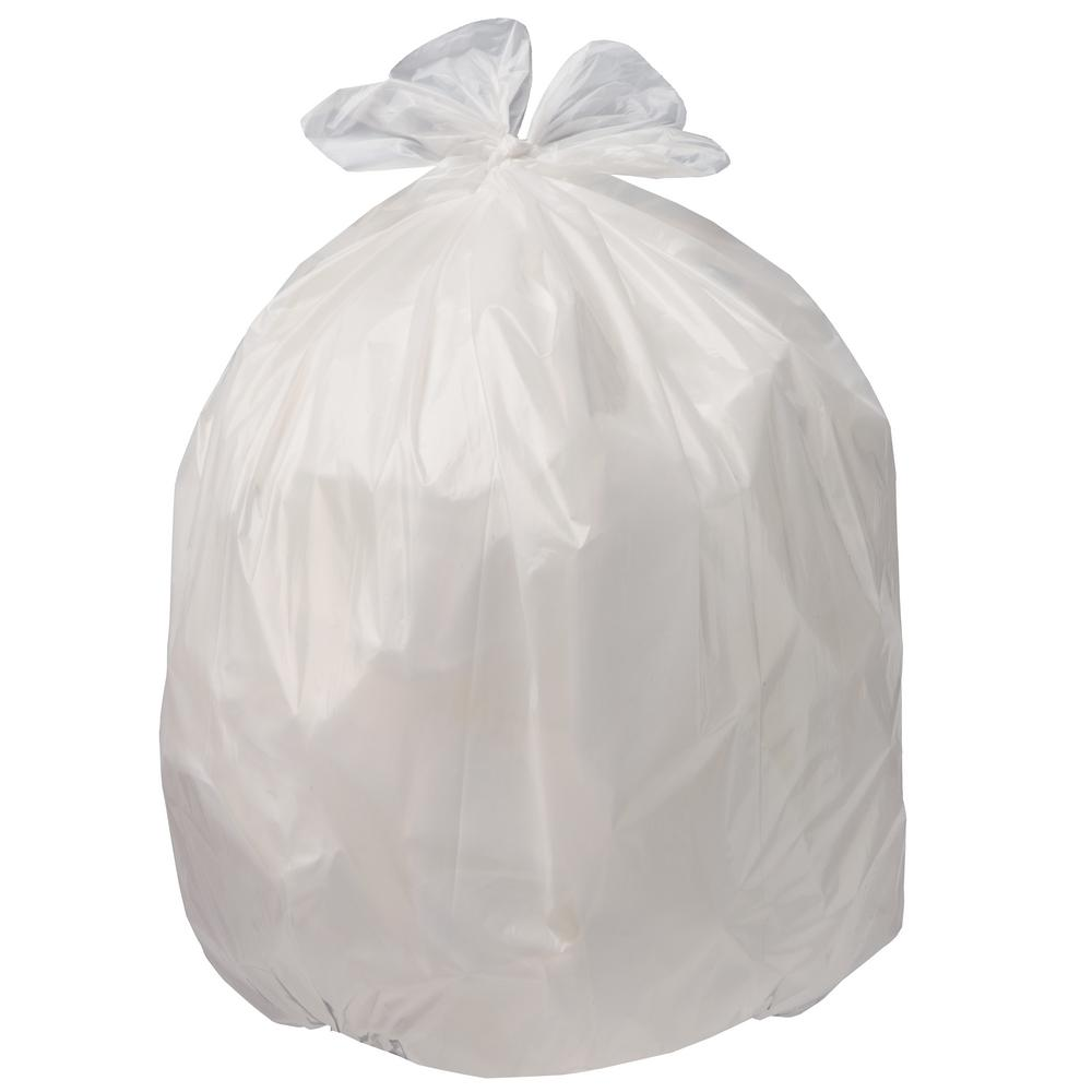 Printed White Garbage Bag - 55x55
