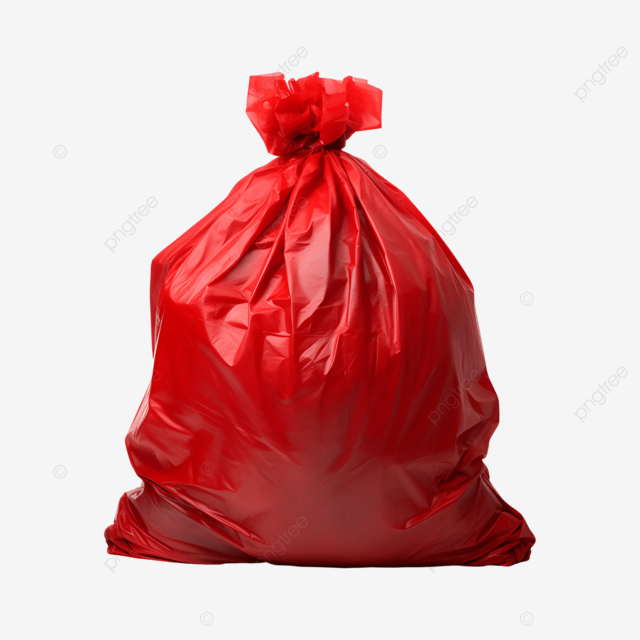 Red Garbage Bag - 55x55