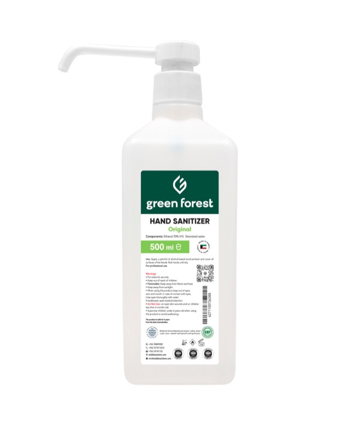 Hand sanitizer Gel Green Forest 500ML